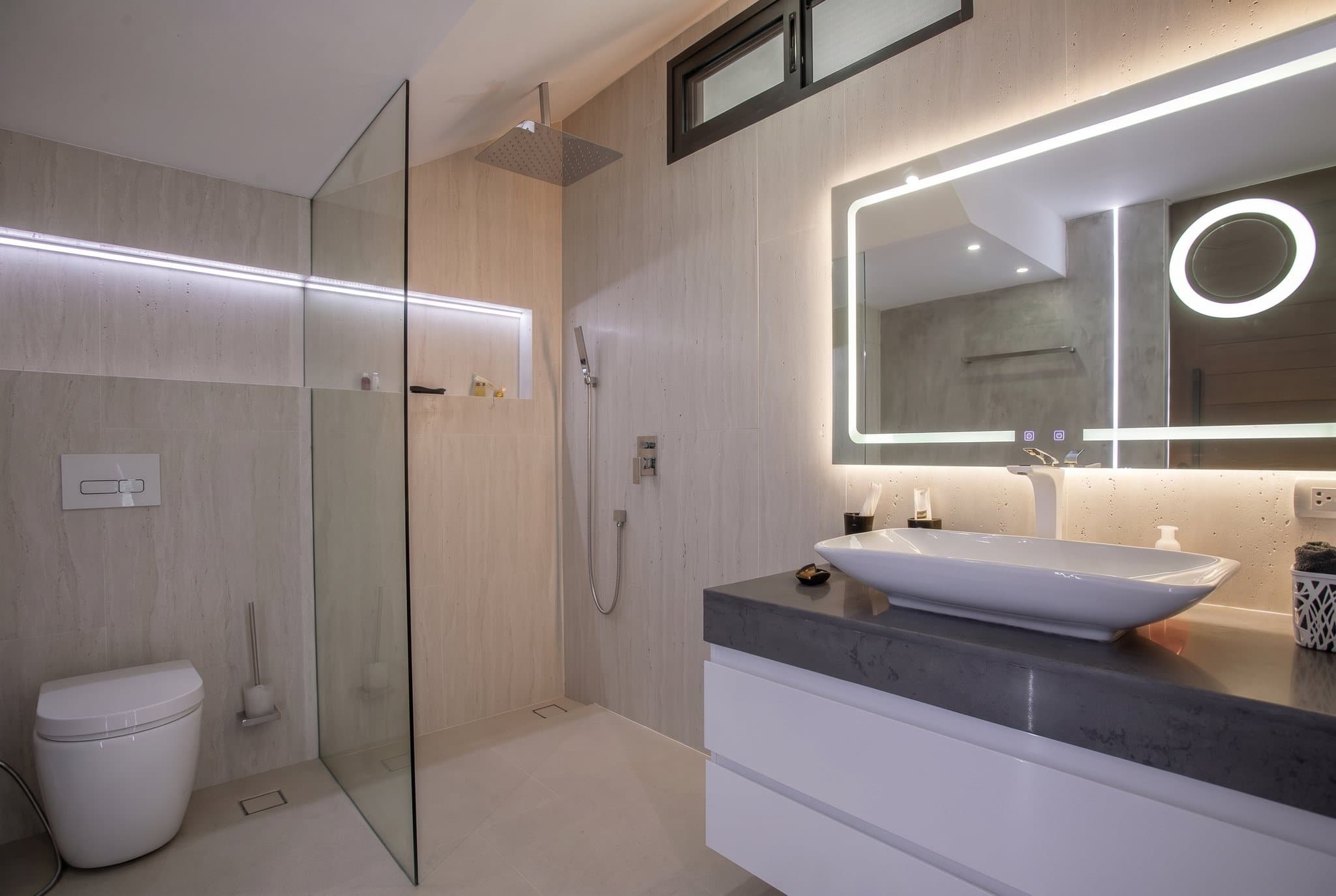 Seaview 2BR villa bathroom