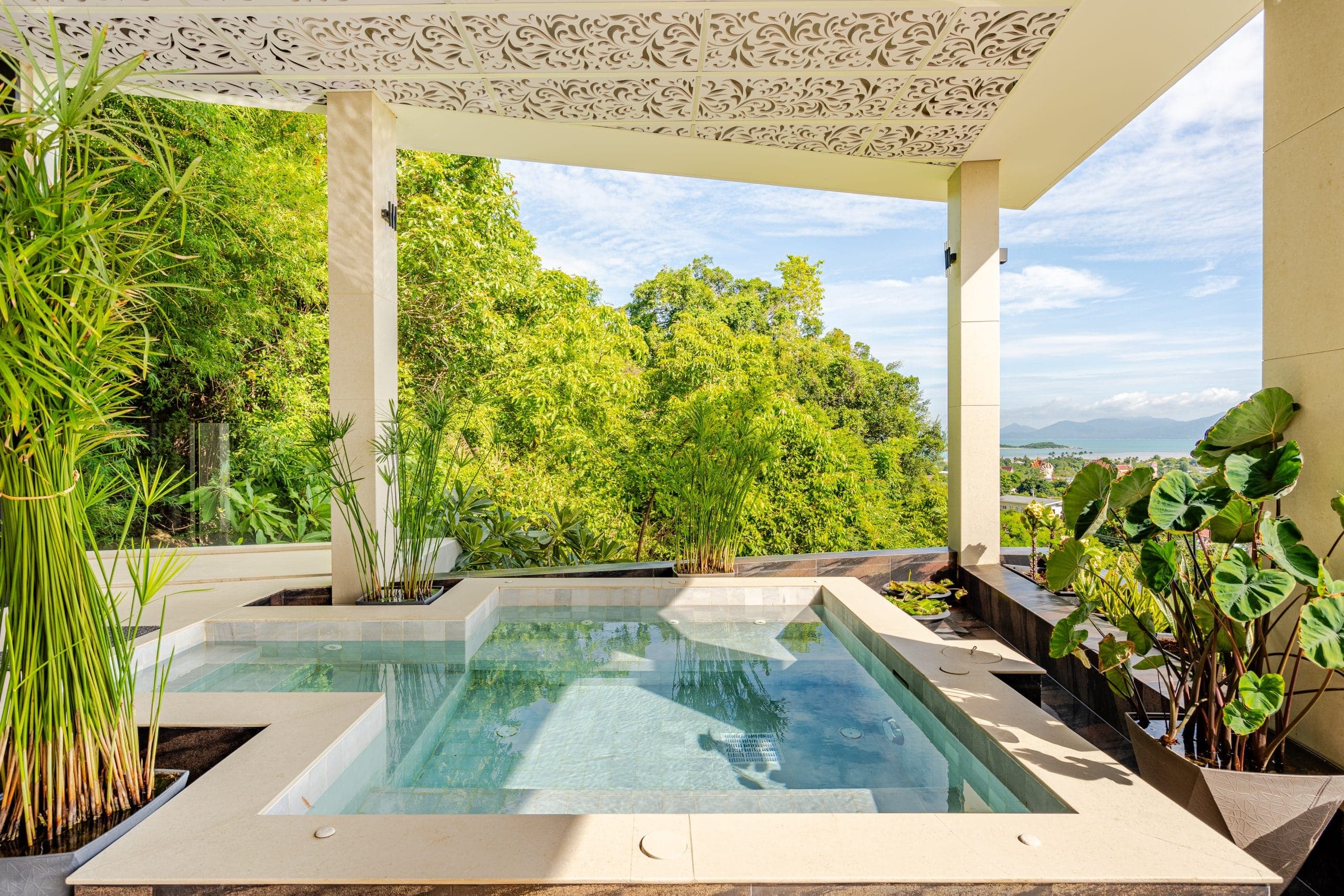 Seaview suite plunge pool