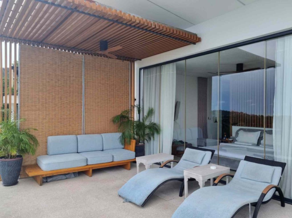 Pool area of the Honeymoon Private Pool Suite at Magic Suites