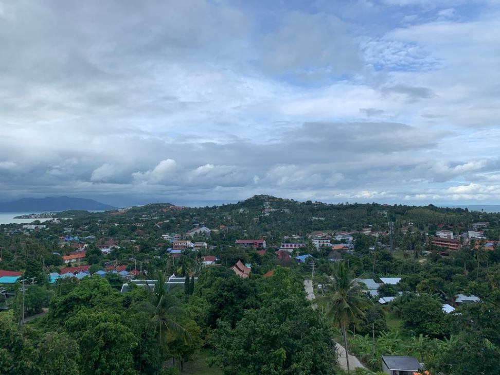 Breathtaking panoramic view from Magic Suites villa in Koh Samui, ideal for long-term rent.